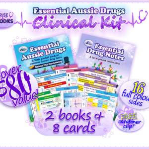 Essential Aussie Drugs - Clinical kit - 2 books & 8 Ref Card pack